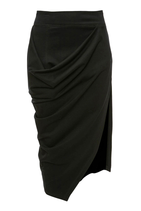Asymmetric Draped Skirt